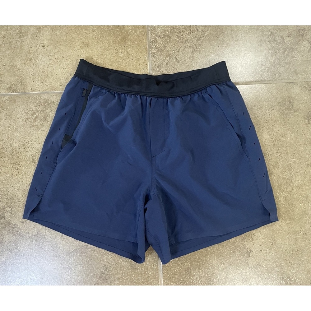 Ten Thousand Interval Short Men's Sz S Small 5" Inseam Blue Gym Running Shorts